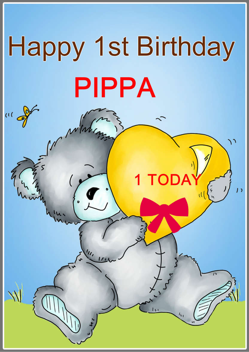 Bear Hugs - card made with Crafty Bob's Card Creator
