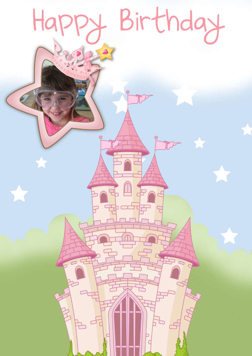 Fairy Princess - card made with Crafty Bob's Card Creator