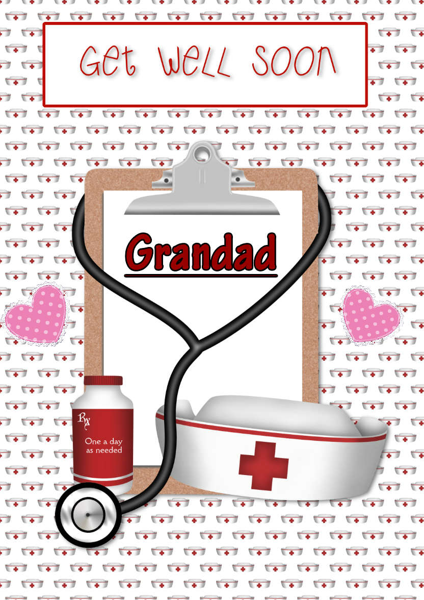 Get Well Soon - card made with Crafty Bob's Card Creator