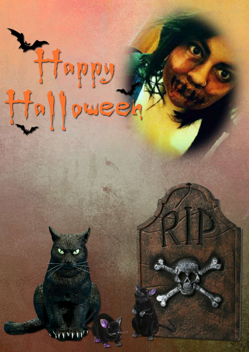 Halloween Aperture Card - card made with Crafty Bob's Card Creator