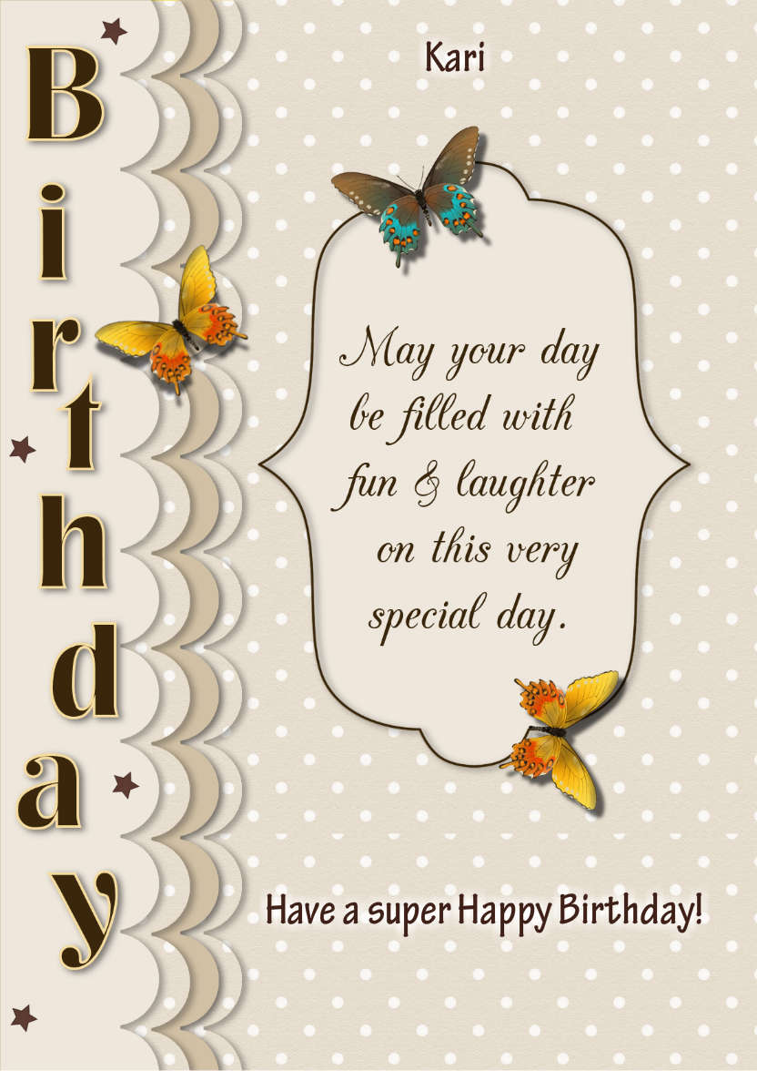Chocolate Smooth - card made with Crafty Bob's Card Creator