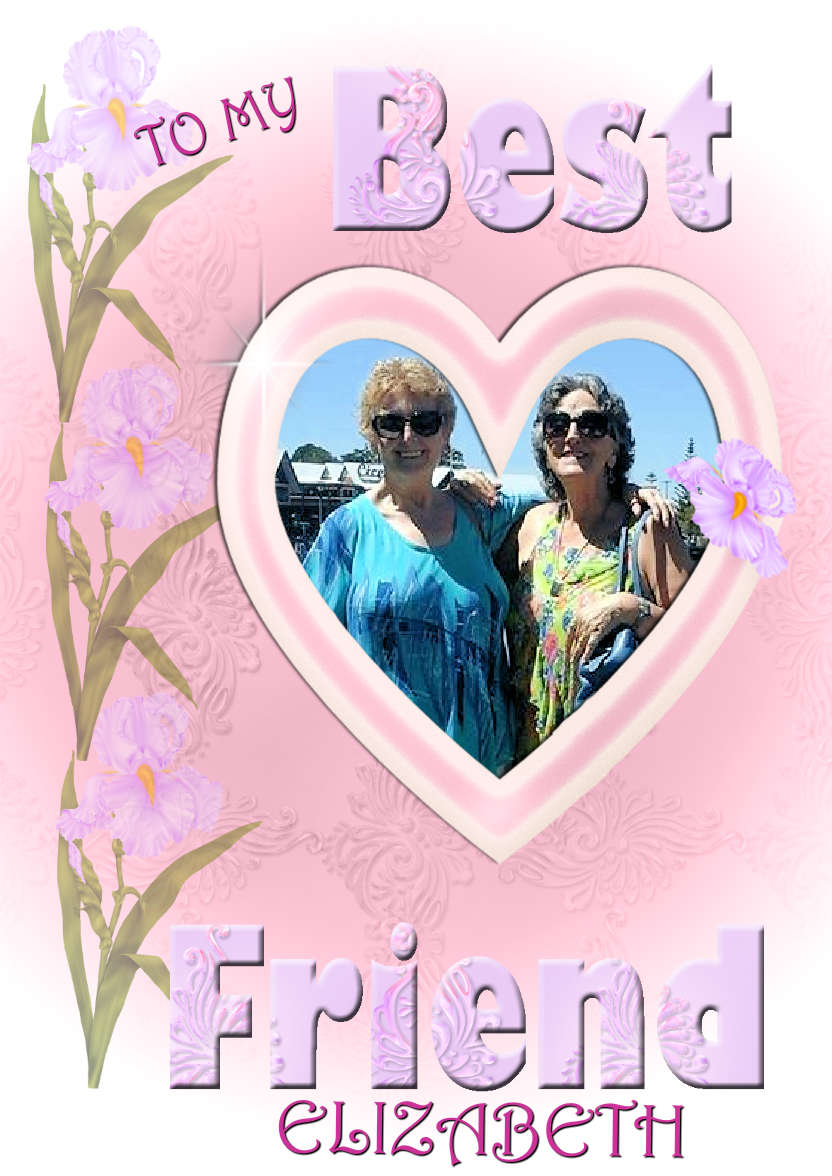 Best Friend - card made with Crafty Bob's Card Creator