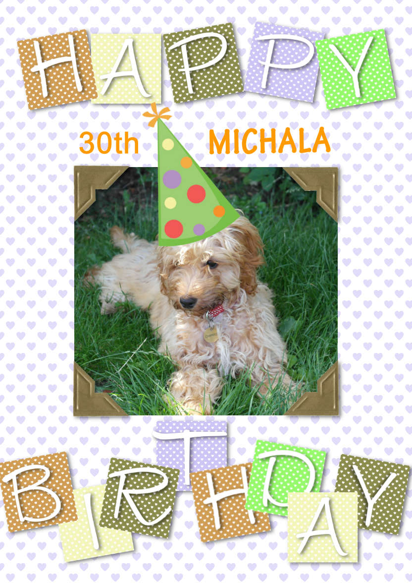 Cute Birthday - card made with Crafty Bob's Card Creator