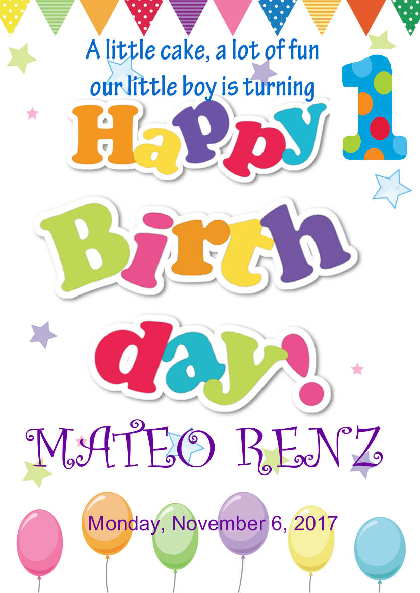 Happy Birthday to You - card made with Crafty Bob's Card Creator