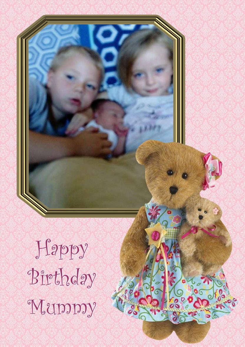 Teddy Aperture Card - card made with Crafty Bob's Card Creator