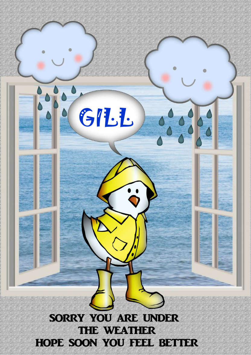 Under the Weather - card made with Crafty Bob's Card Creator