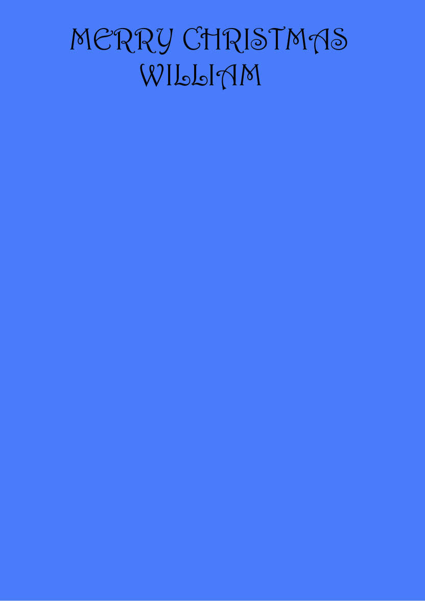 Dark Blue Plain Background - card made with Crafty Bob's Card Creator