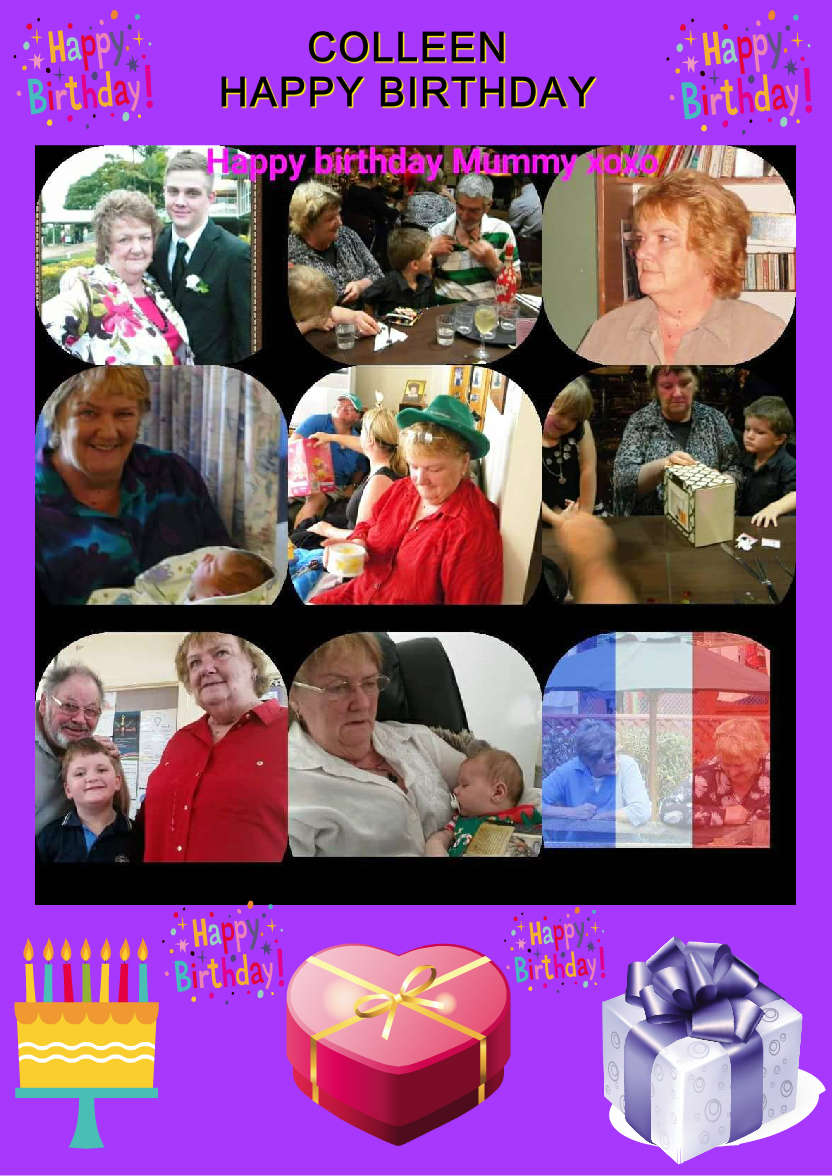 Dark Purple Plain Background - card made with Crafty Bob's Card Creator
