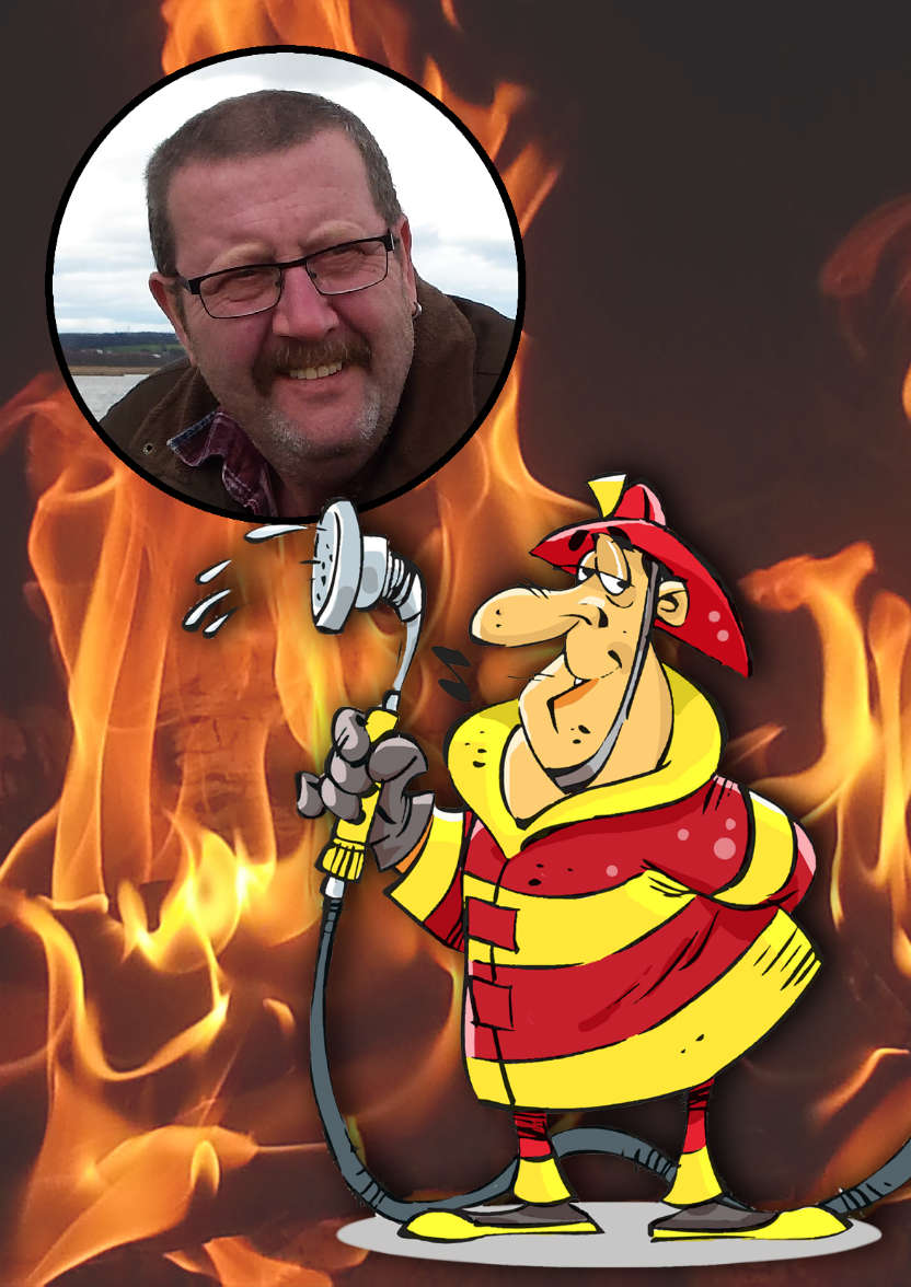 Favourite Fire Fighter Aperture Card - card made with Crafty Bob's Card Creator