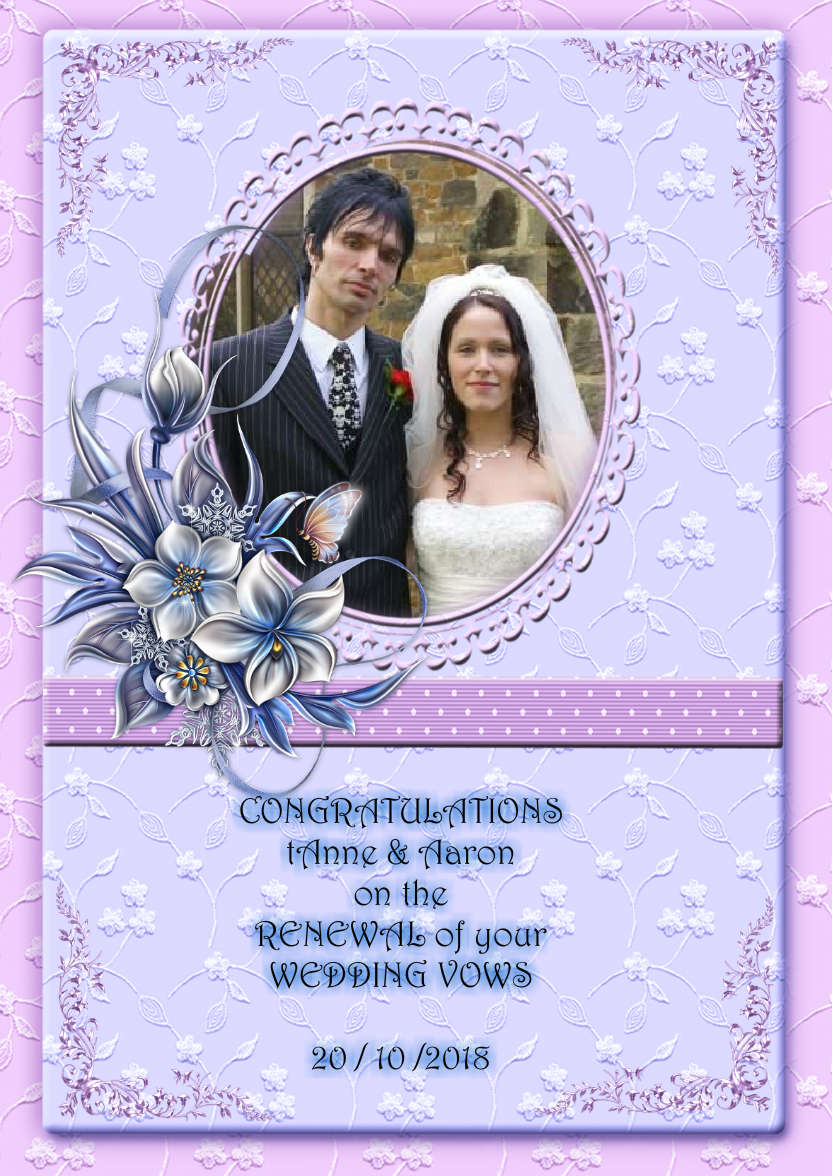 Lacy and Floral Design for Many Occasions - card made with Crafty Bob's Card Creator