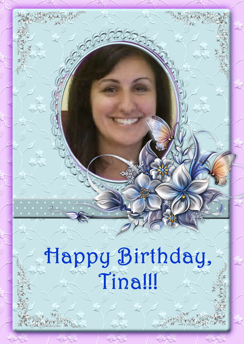 Lacy and Floral Design for Many Occasions #5 - card made with Crafty Bob's Card Creator
