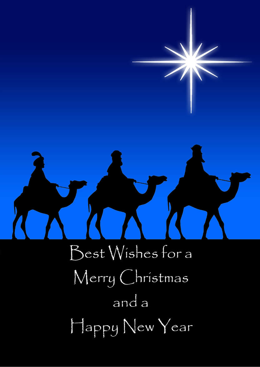 Star of Bethlehem - card made with Crafty Bob's Card Creator
