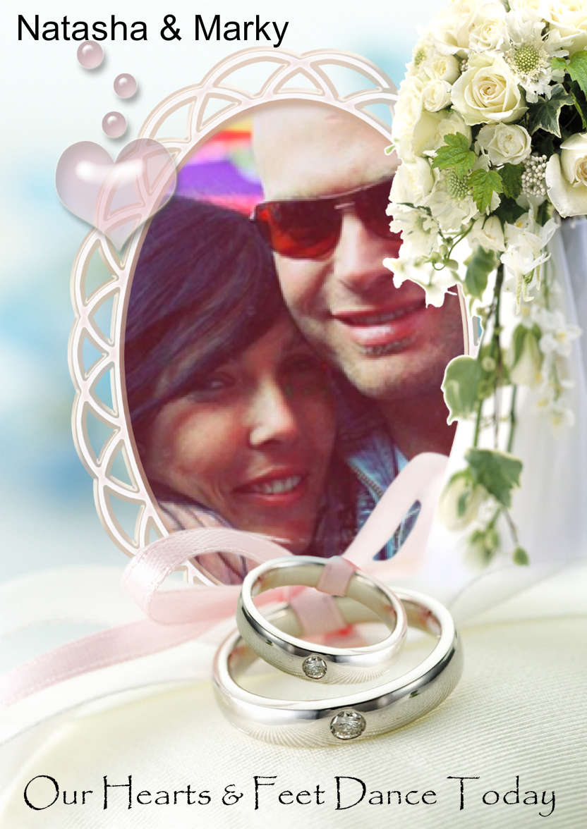 Wedding Day/anniversary Aperture Card - card made with Crafty Bob's Card Creator