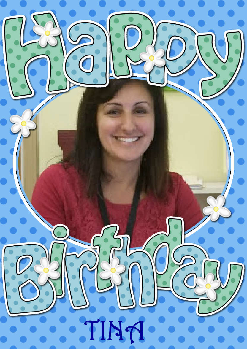 Birthday Dots & Flowers Photo Upload Card - card made with Crafty Bob's Card Creator
