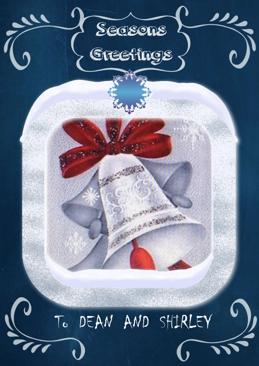 Chalkboard Seasons Greetings - card made with Crafty Bob's Card Creator