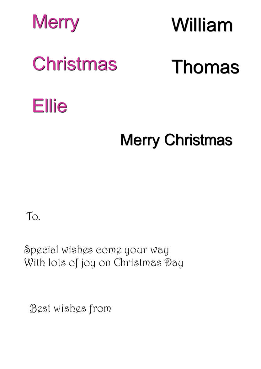 White Plain Background - card made with Crafty Bob's Card Creator