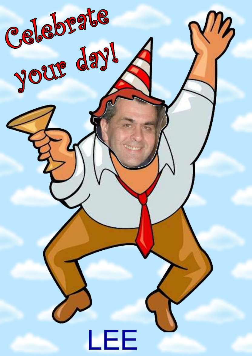 Jump for Joy - card made with Crafty Bob's Card Creator