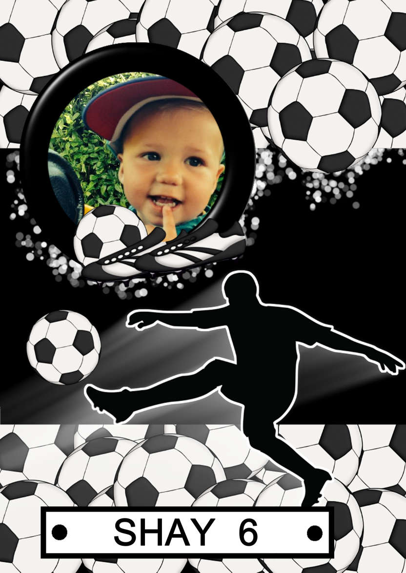 Football Crazy - card made with Crafty Bob's Card Creator