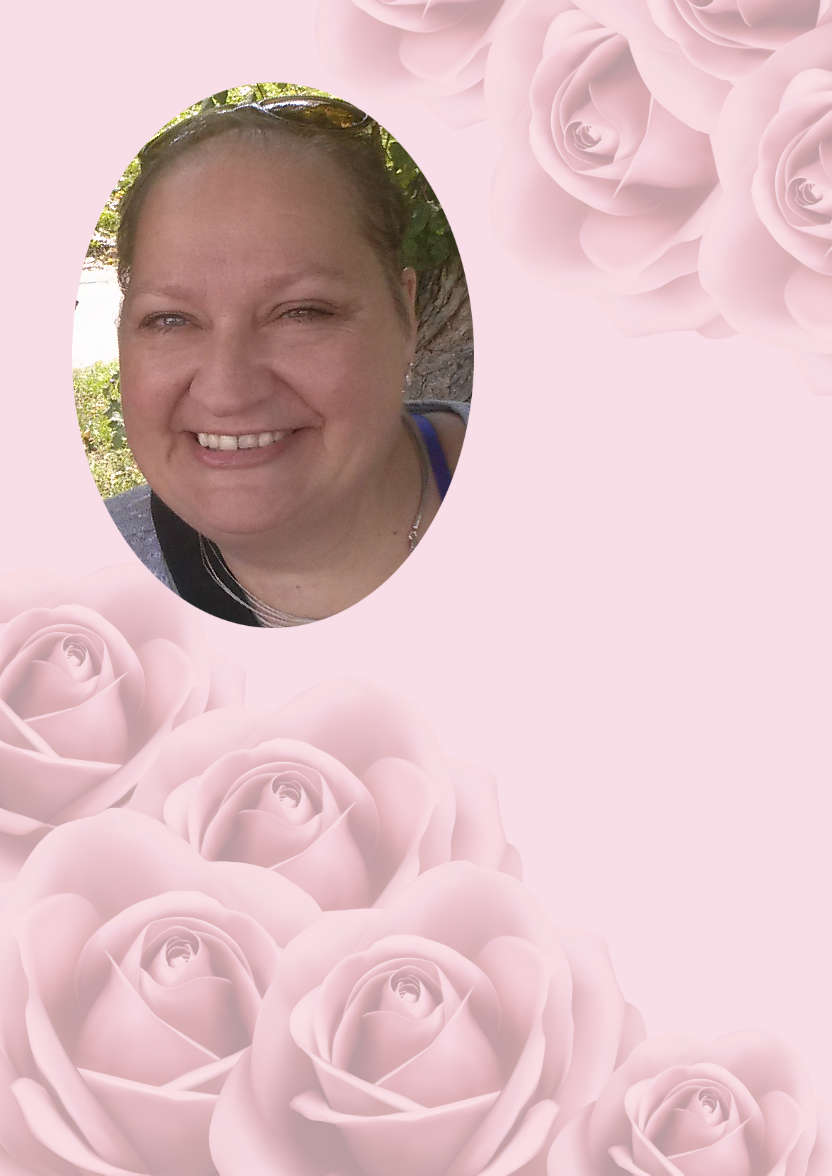 Pink Roses Background - card made with Crafty Bob's Card Creator