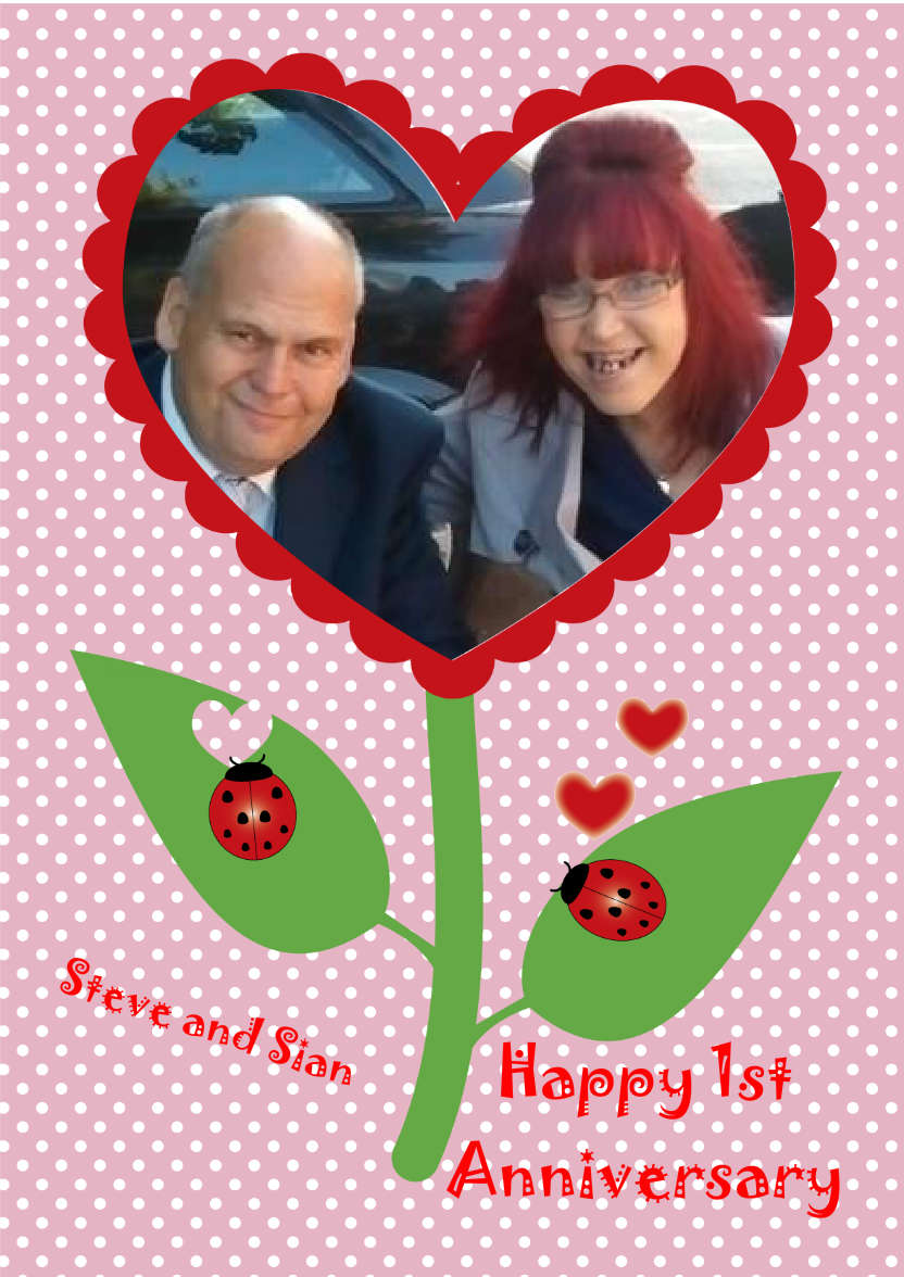 Ladybirds in Love - card made with Crafty Bob's Card Creator