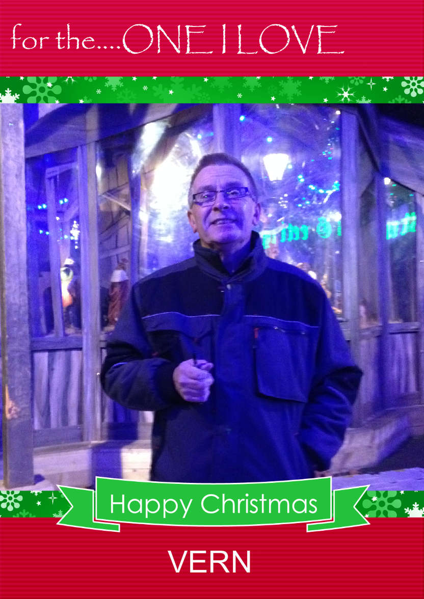 Christmas Frame Card - card made with Crafty Bob's Card Creator