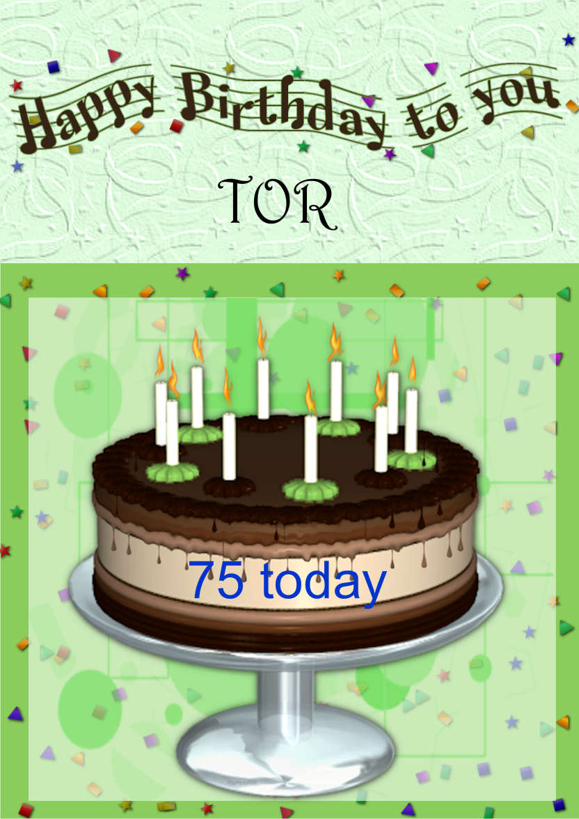 Choc Mint Birthday Cake - card made with Crafty Bob's Card Creator