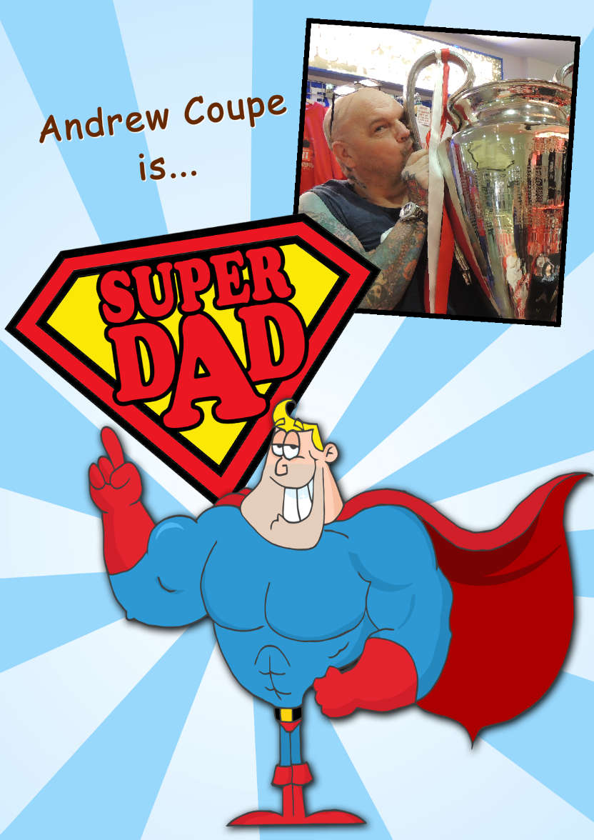 Super Dad Aperture Card - card made with Crafty Bob's Card Creator