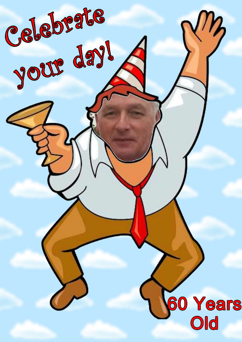 Jump for Joy - card made with Crafty Bob's Card Creator