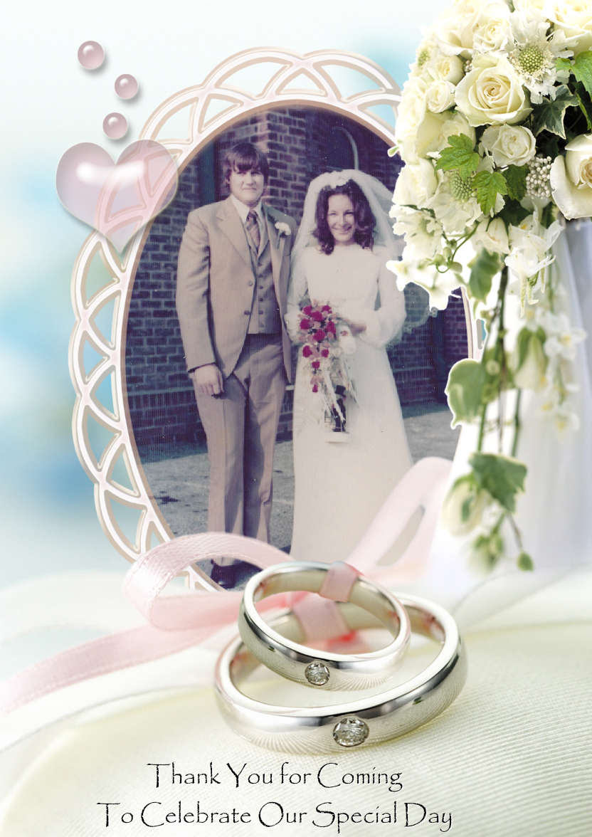 Wedding Day/anniversary Aperture Card - card made with Crafty Bob's Card Creator