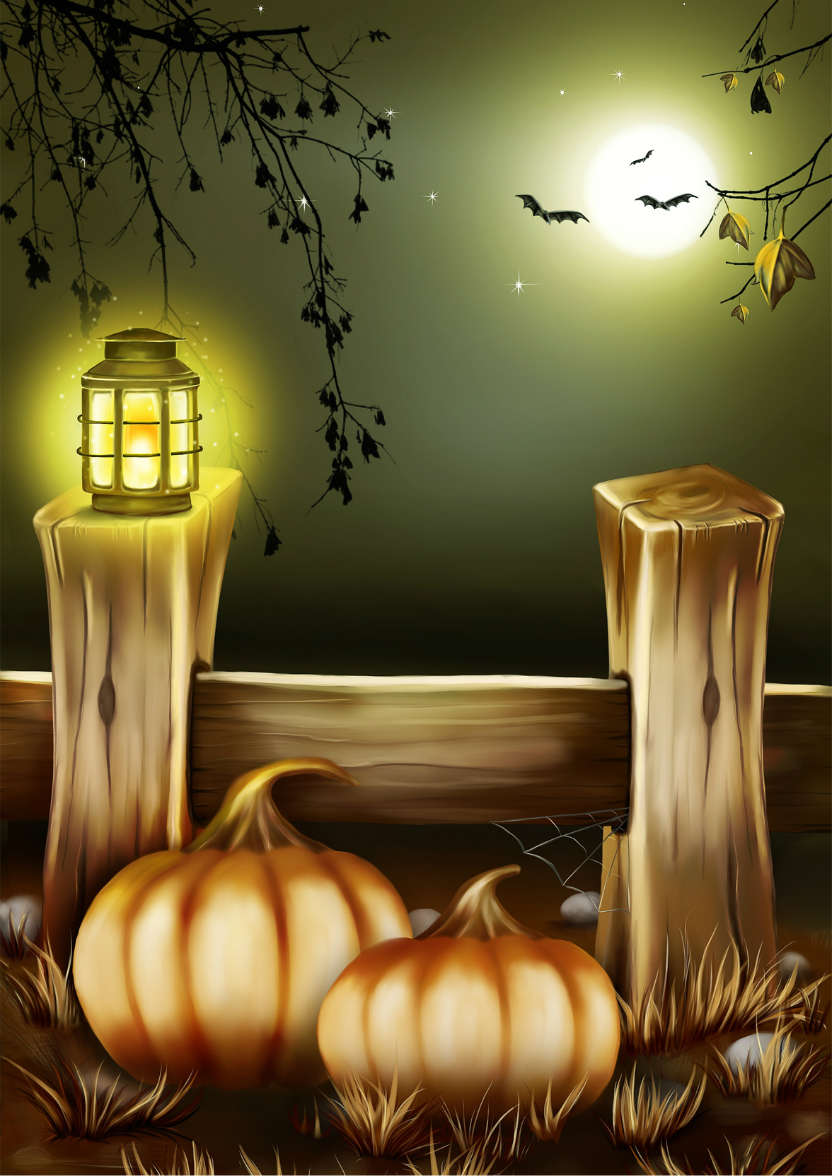 Pumpkins Galore Halloween Card - card made with Crafty Bob's Card Creator