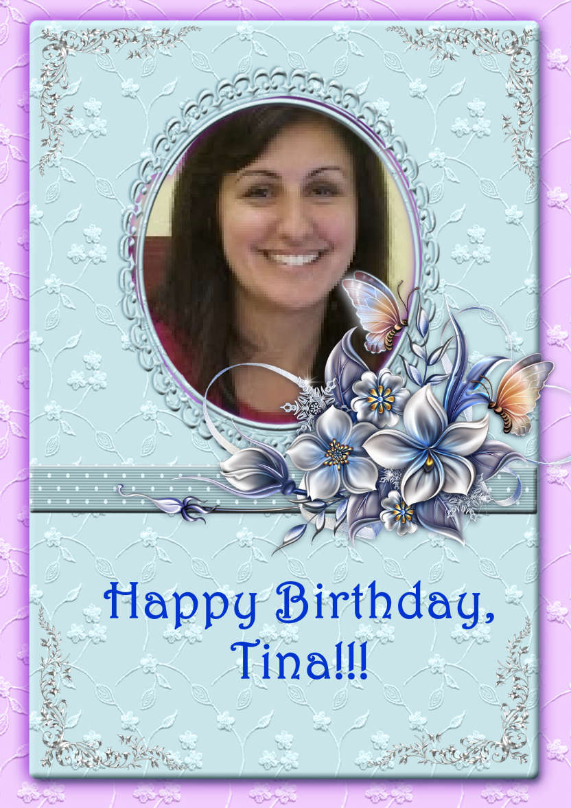 Lacy and Floral Design for Many Occasions #5 - card made with Crafty Bob's Card Creator