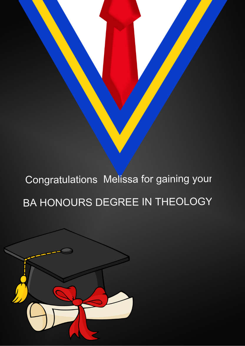 Graduation Card - card made with Crafty Bob's Card Creator