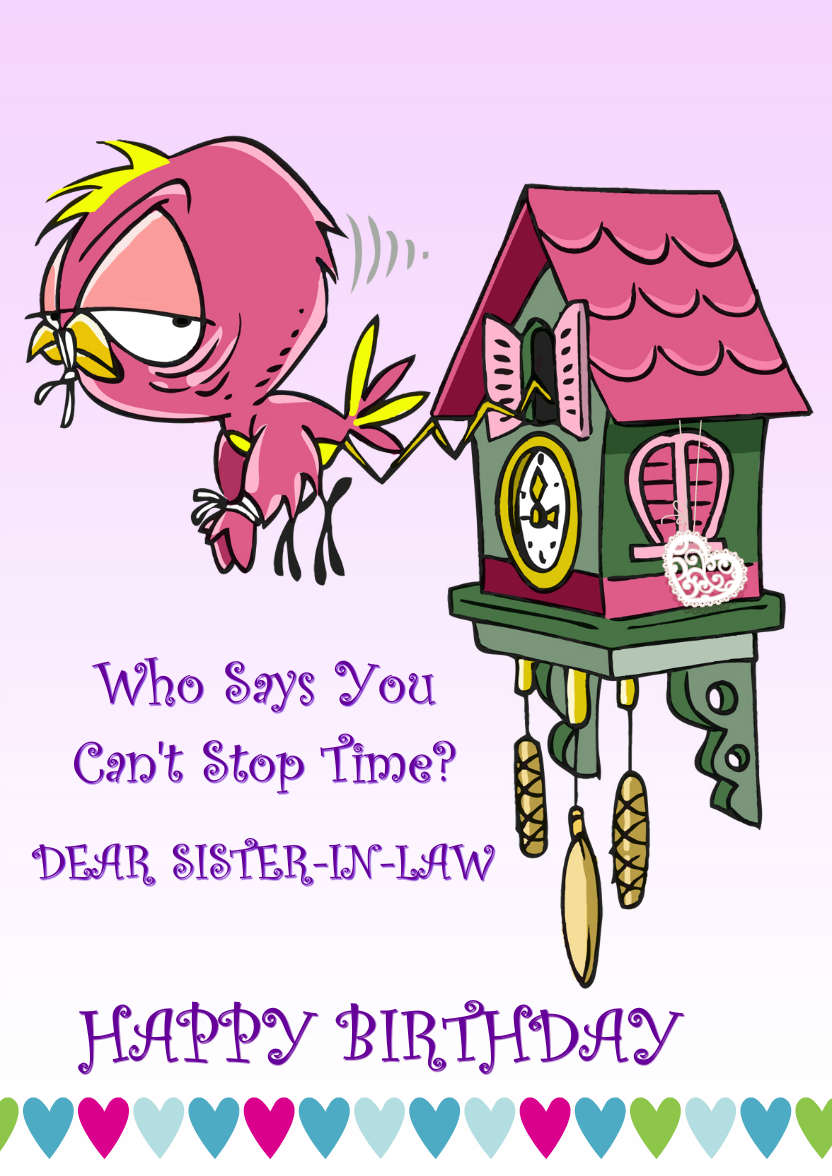 Cuckoo Clock Humorous Card - card made with Crafty Bob's Card Creator