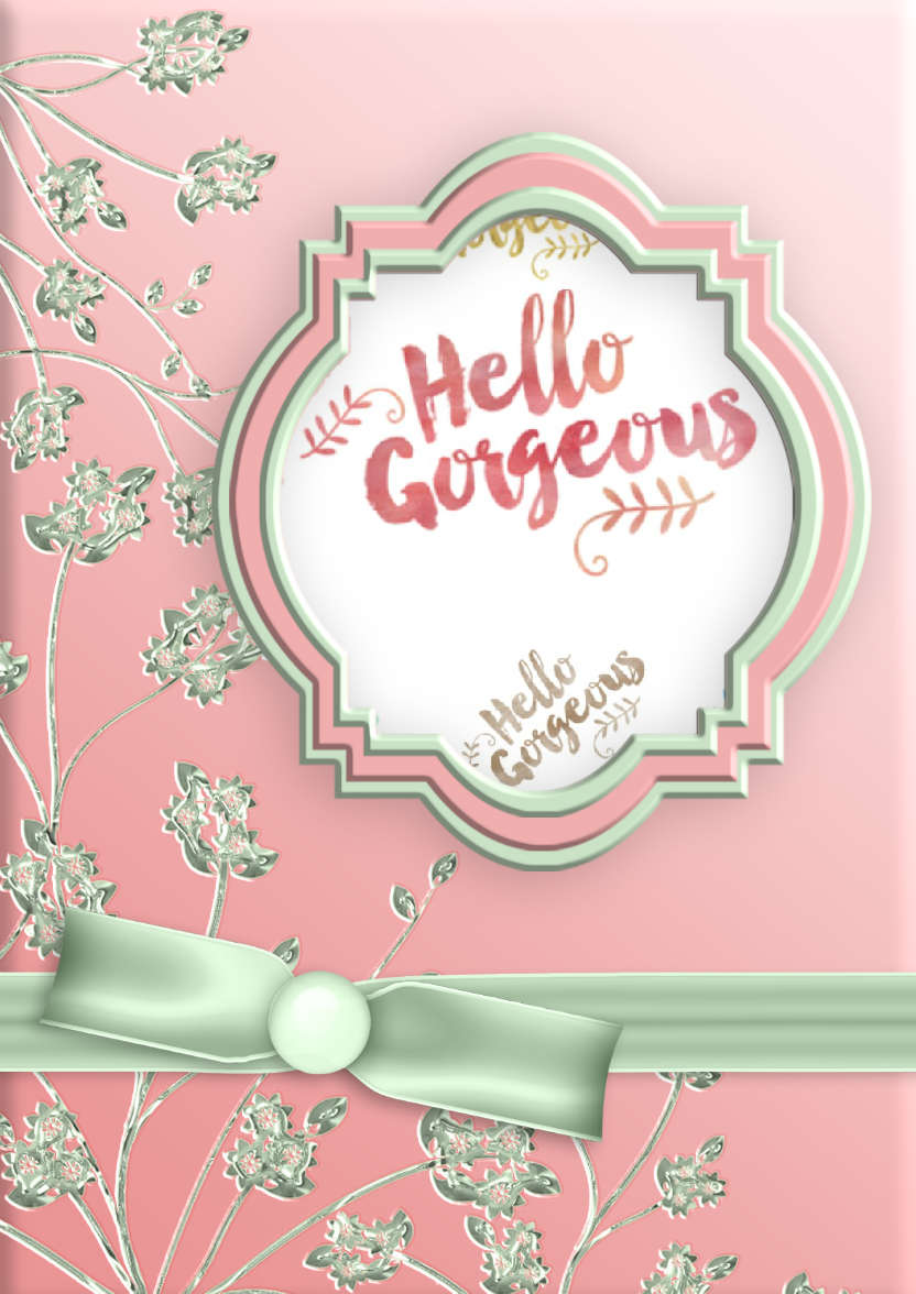 Pretty in Pink - card made with Crafty Bob's Card Creator