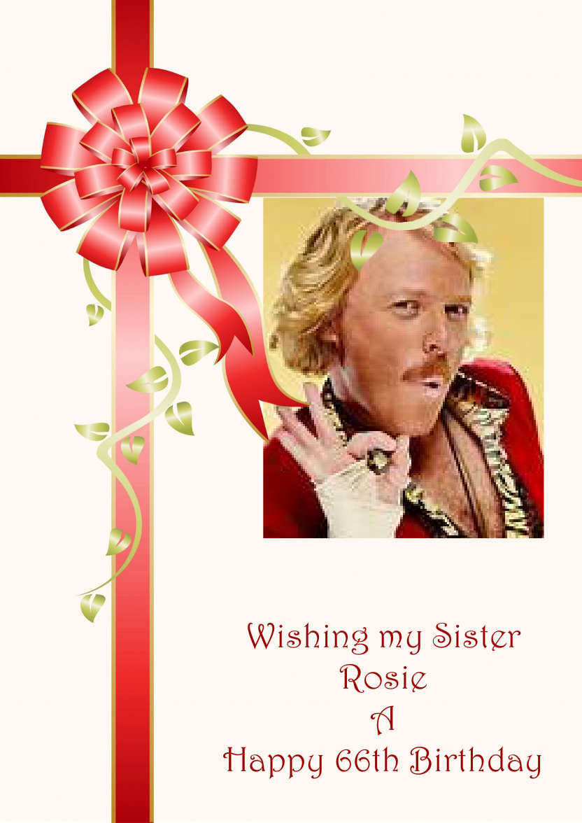 Bow and Vine Photo Card - card made with Crafty Bob's Card Creator