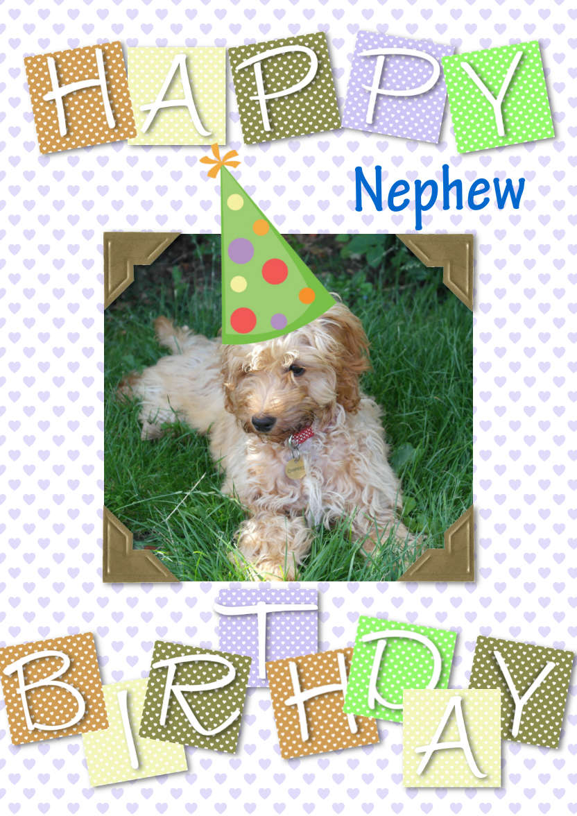 Cute Birthday - card made with Crafty Bob's Card Creator