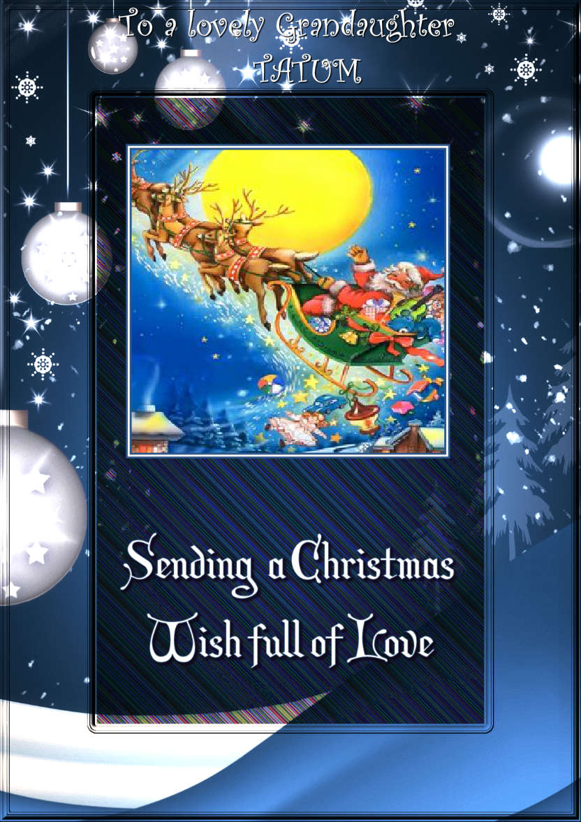 Sending a Christmas Wish Photo Card - card made with Crafty Bob's Card Creator