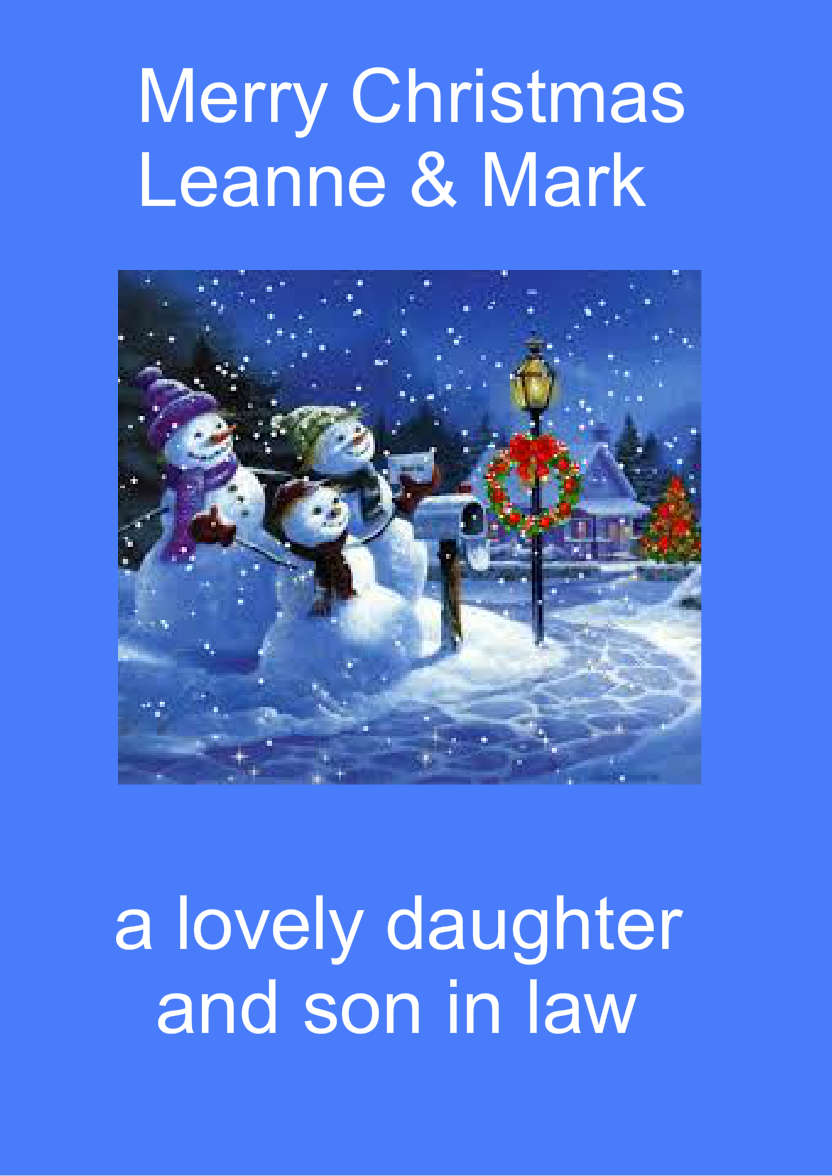 Dark Blue Plain Background - card made with Crafty Bob's Card Creator