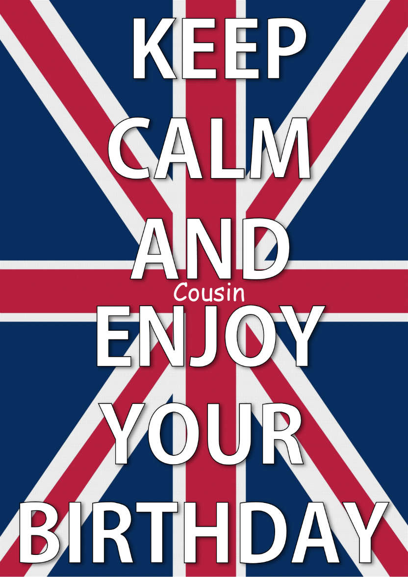 Keep Calm - card made with Crafty Bob's Card Creator