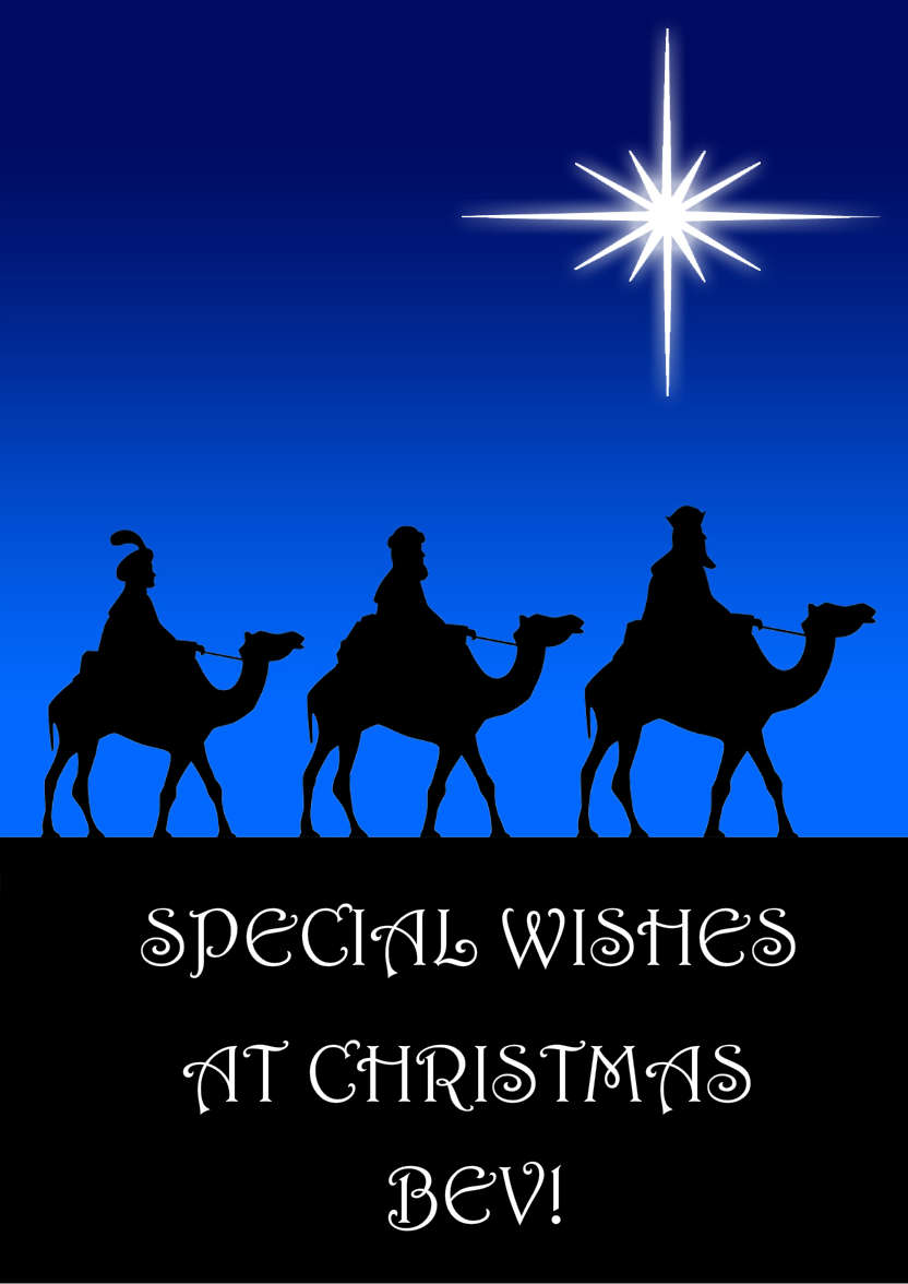 Star of Bethlehem - card made with Crafty Bob's Card Creator