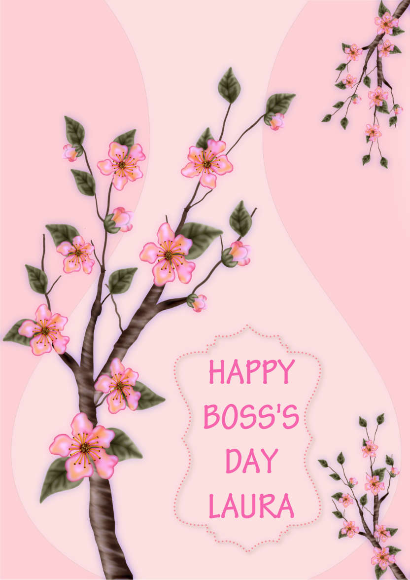 Apple Blossom - card made with Crafty Bob's Card Creator