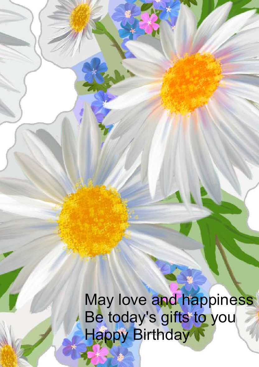 White Plain Background - card made with Crafty Bob's Card Creator