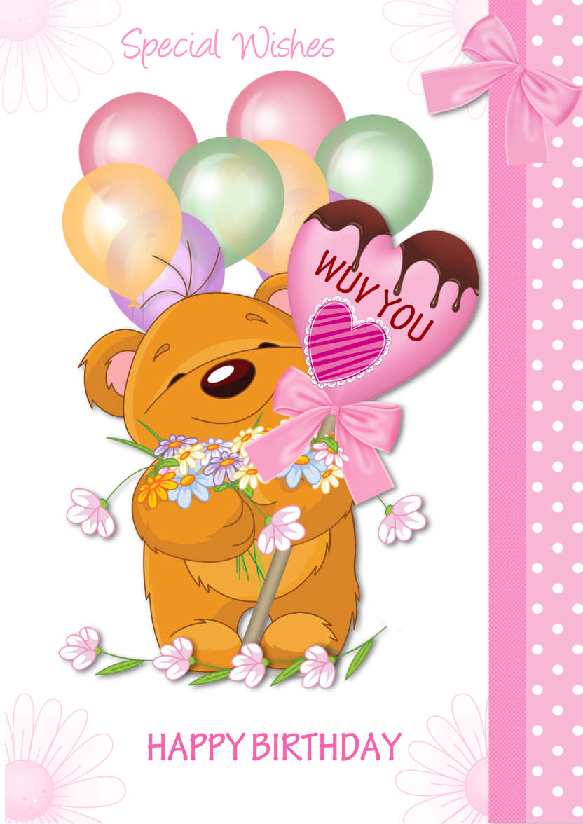 Special Wishes - card made with Crafty Bob's Card Creator