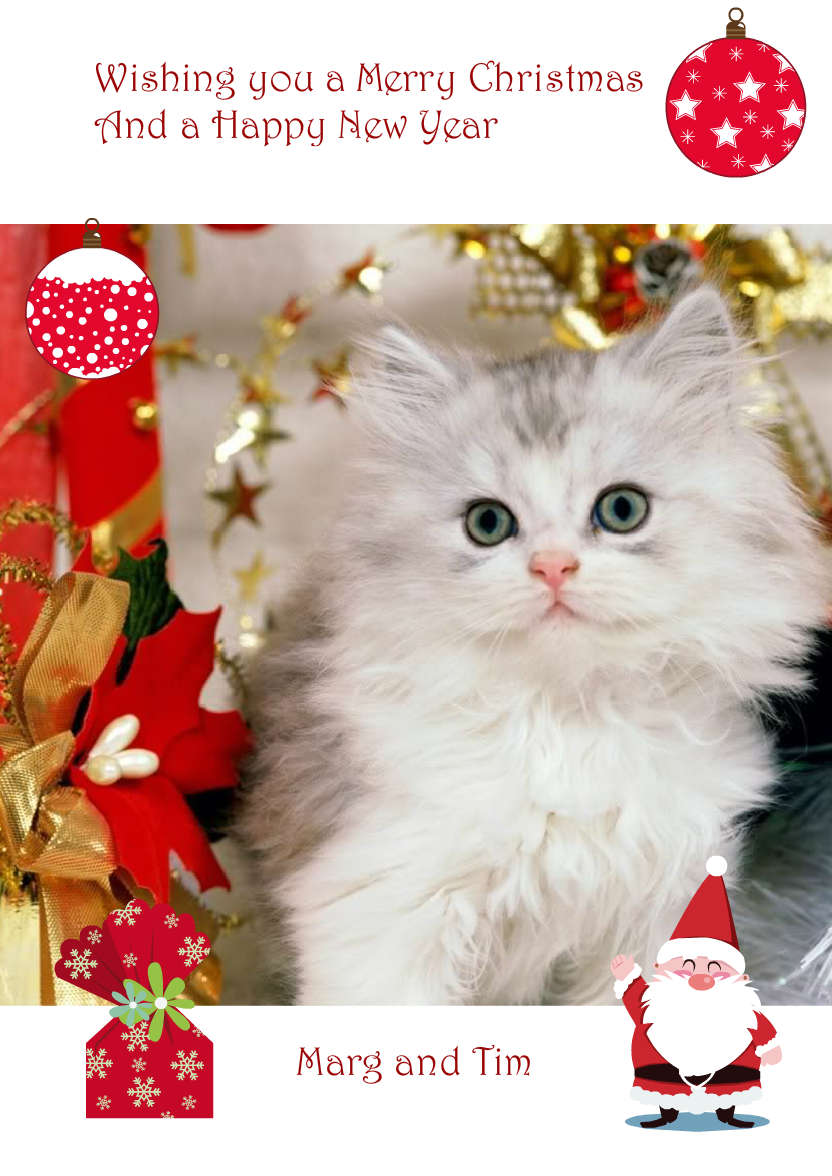 White Plain Background - card made with Crafty Bob's Card Creator