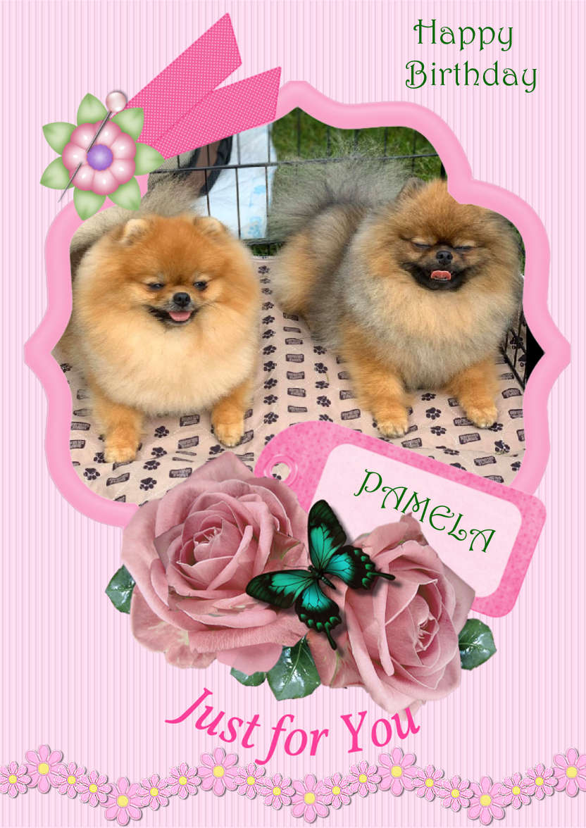 Just for You Card - card made with Crafty Bob's Card Creator