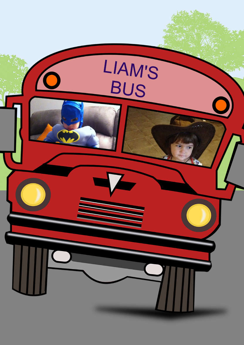 Bus Driver - card made with Crafty Bob's Card Creator