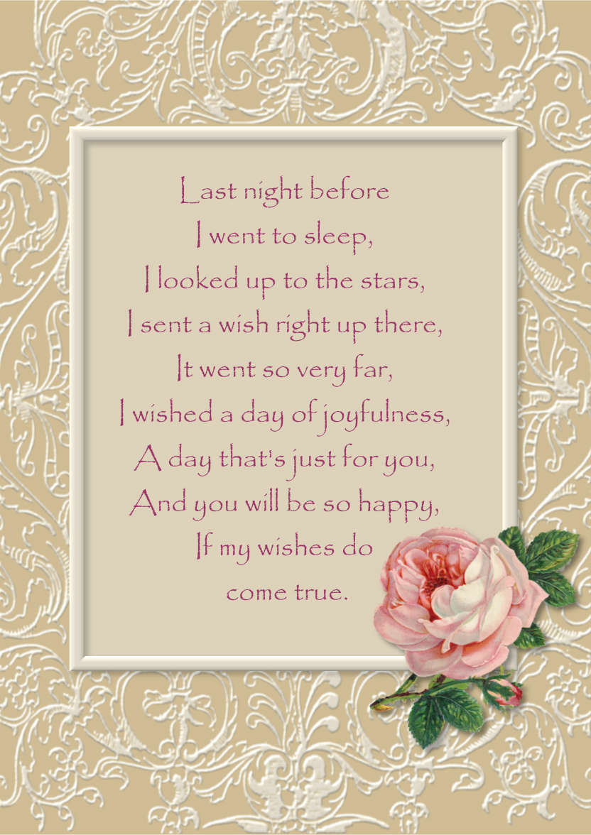 Framed Pink Rose Insert - card made with Crafty Bob's Card Creator