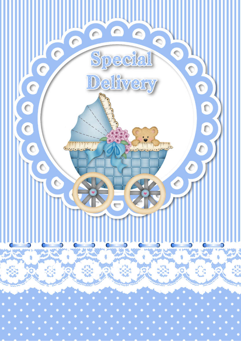 It's a Boy - card made with Crafty Bob's Card Creator
