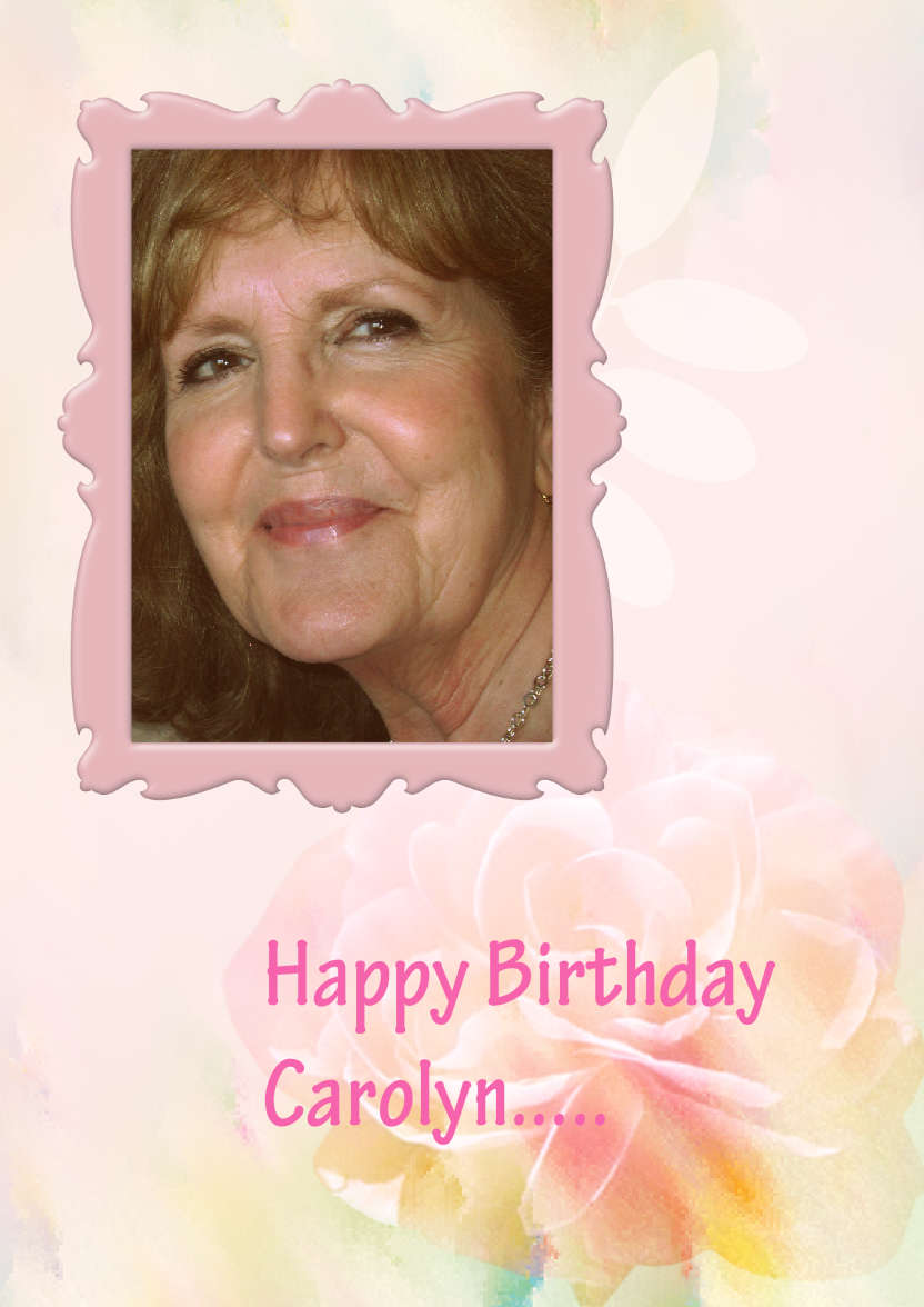 Happy Birthday - Pastel Floral - card made with Crafty Bob's Card Creator