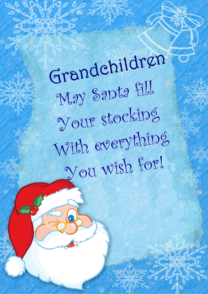 Winking Santa - card made with Crafty Bob's Card Creator
